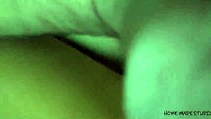 step bro jerks his big cock beside sleeping me so i spread for rough fuck