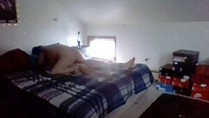 Cheating married milf grinds cowgirl style on wedding day cock ride