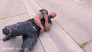 black guy tricks petite teen elsa jean into hardcore interracial pounding