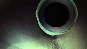 Watch this gaping anal stretch wide open for deep insertions