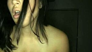 wanna see this barely legal teen slut suck fuck rough shaved pussy pov?