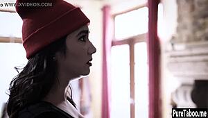 Lesbian milf dives into taboo threesome therapy sucking big tits ass hardcore brunette group bliss