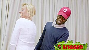 Desperate Spanish mom Nuria bends for rough big black cock pounding