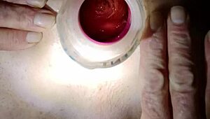 Watch this gaping anal stretch wide open for deep insertions