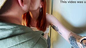 gf surprises with hot college cowgirl ride and doggystyle moans