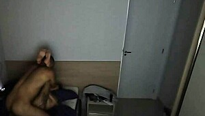 Woke up horny fucked roommate juicy pussy doggystyle quickie cum