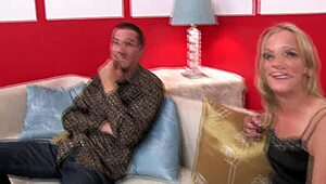 mommy's lips wrapped tight on big cock in heels before doggystyle pounding