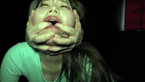 japanese college slut rides hard in deep hairy pussy doggy and cowgirl frenzy