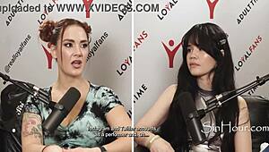 Clowns Ana Foxxx Alison Rey Yhivi Reagan Foxx Confess Jerk-Off Secrets