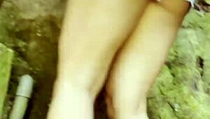 Peruvian Latina Gulps Stranger's Cum Facial in Jungle Creampie Adventure