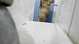 Hidden camera reveals intimate bathroom moments