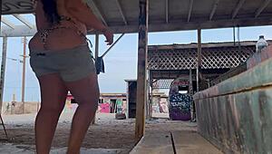 Stranded Thicc PAWG Sucks and Fucks BBC Bent Over for Directions Full Flick