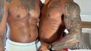 who's ready for this masked thick-cock stud to rip clothes and dominate her big brazilian ass?