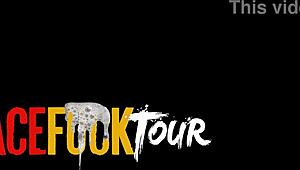 Latina slut chokes on massive white cock sloppy deepthroat face fuck domination style