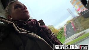 Mofos Public Pickup Sexy Blonde Adele Sucks Cock on Bus