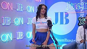 hey check these hot latin stepsis riding sybian fuck machine wild on podcast!