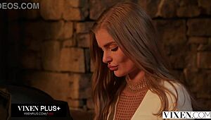 vixen duo fibi euro and emiri momota share huge cock threesome deepthroat doggystyle.