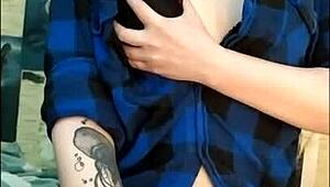 Watch This Stunning Girl Edge Her Friend's Cock to Explosive Cum!