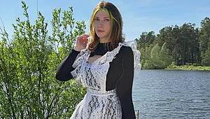 Ever fucked a sexy schoolgirl before her summer vacation like i did?