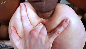 stacy fort's first triple anal gape from five monster cocks