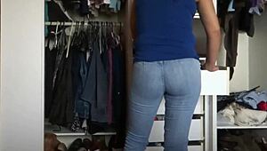 Stepmom drops jeans bends over begs for your hot cum load right now
