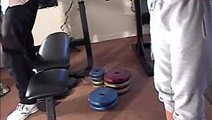 maria shadoes redhead milf bts gym workout photoshoot petite tease