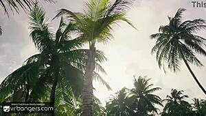 VR Bangers Busty Oiled Nude Babe Takes Monster Cock Anal Doggystyle In Nuru Massage