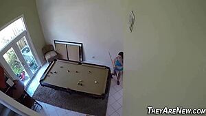 Lingerie-Clad Teen Takes Monster Cock Facial After Spunky Blowjob