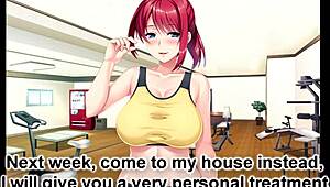 Fitness hentai babe commands your jerk off in part 2