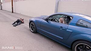 black guy tricks petite teen elsa jean into hardcore interracial pounding