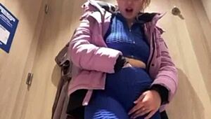 omg i finger my big tits and ass till extreme public squirting orgasm