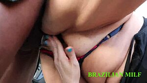 Manobrista rams monster black cock through patroa's see-through sheer on street.