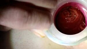 Watch this gaping anal stretch wide open for deep insertions