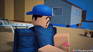 Roblox arsenal slut begs for deep anal creampie pounding now?