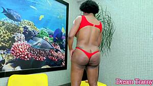 i'm adrieli pinheiro mature tranny strokin my massive black cock so hard it hurts good