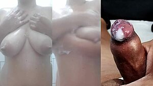 horny teen slut teases with wet pussy until i cum on her small cock humiliation