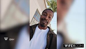 wifey can't resist that bbc, blonde country hotwife rides it hard while hubby watches every thrust.