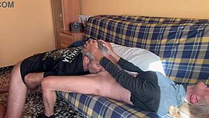 homemade couple blowjob, riding, pussy eating, missionary fun