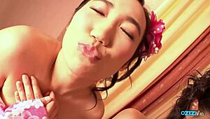 Cosplay asian petites deepthroat group cocks in kimono bisexual nipple frenzy