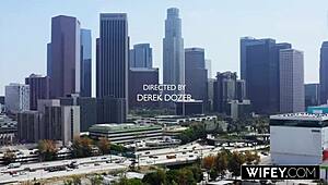 wifey can't resist that bbc, blonde country hotwife rides it hard while hubby watches every thrust.