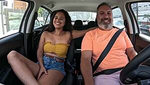 Bia Andrade's First Ride In Recife Car Turns Wild And Juicy