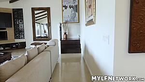 sheena ryder's sleepy milf thrill from vibrating phone wake-up