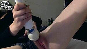 watch her pussy pulse and drip wildly from homemade toy orgasms up close