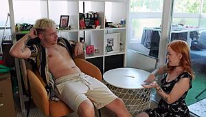 tattooed babe 😍 couldn't resist my big dick quickie fuck!!