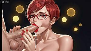 lilas takes endless cum facials in ai hentai compilation