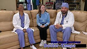 Strangers collide in Dr Tampa's unfair night edition with Serena Morgan's moans and domination