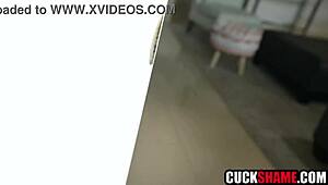 Cuckold Hubby Spies Then Commands Wife Fuck Lover Deep