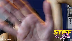 Sexy Thai Babe Takes Facial Cumshot from Stiffinasia Monster Cock!