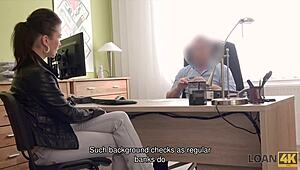 imagine a czech brunette fingering wet pussy passionately for cash in hidden office casting interview