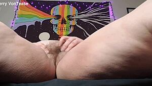 big muscular guy humiliates fat hairy bbw by licking her juicy wet puffy pussy lips